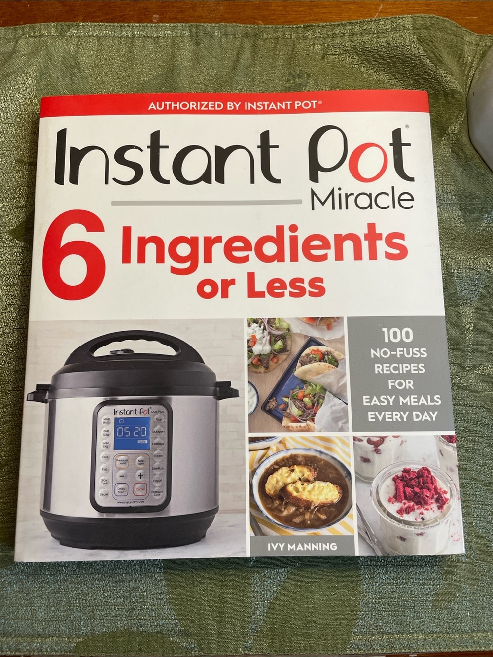 Instant Pot Cookbook.